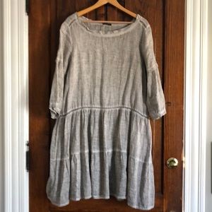 GRIZAS Flowy Linen Dress! Size XL